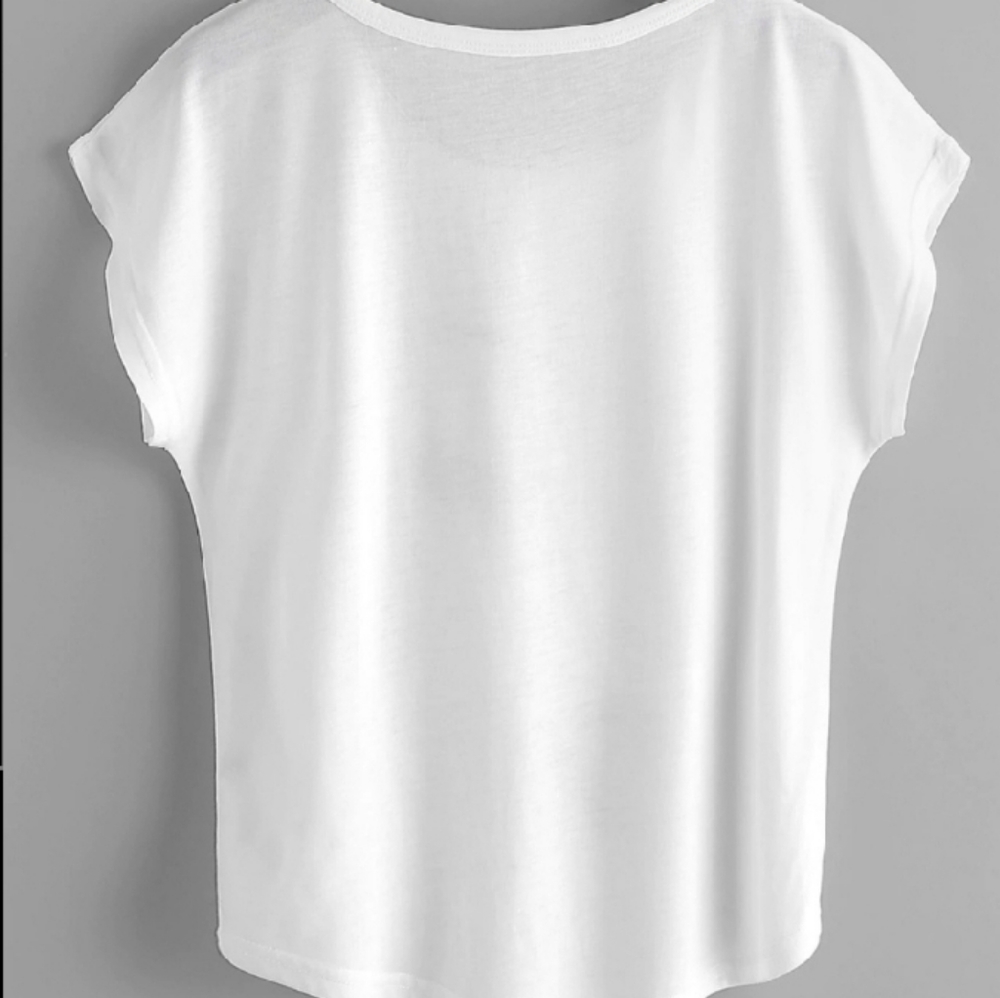NEW Casual Face print tshirt (medium) - Picture 2 of 4
